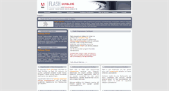 Desktop Screenshot of flashdersleri.com