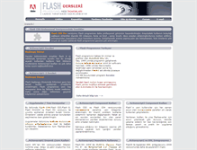 Tablet Screenshot of flashdersleri.com